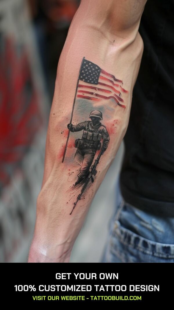 American Flag Tattoo Ideas: Show Your Patriotism with Pride - Tattoo Build