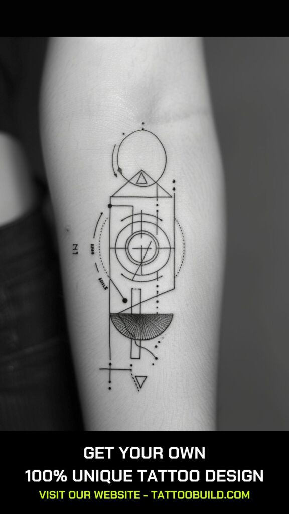 minimalist geometric tattoo designs