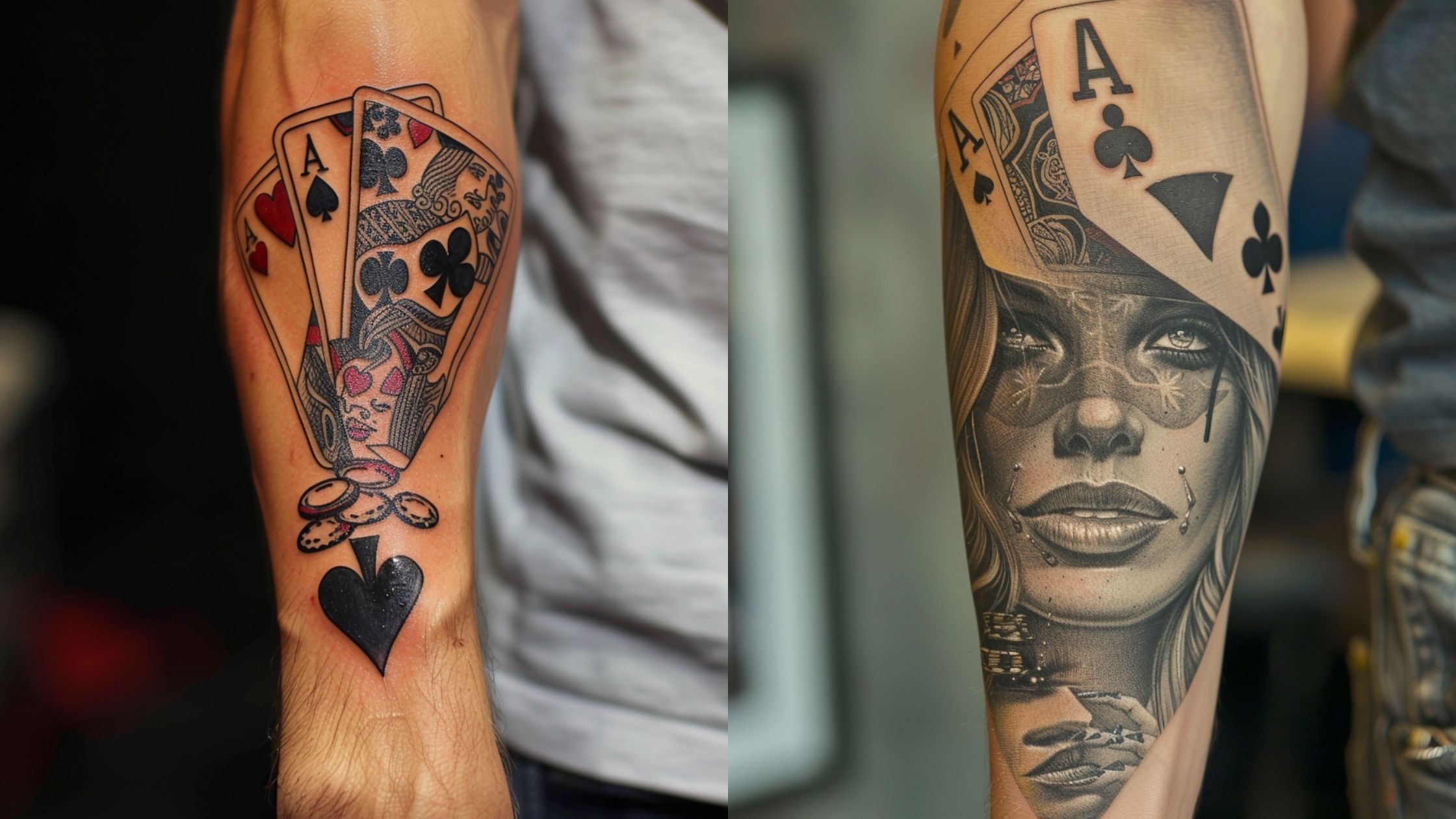 Poker Tattoo Ideas: Meaning and Design Ideas