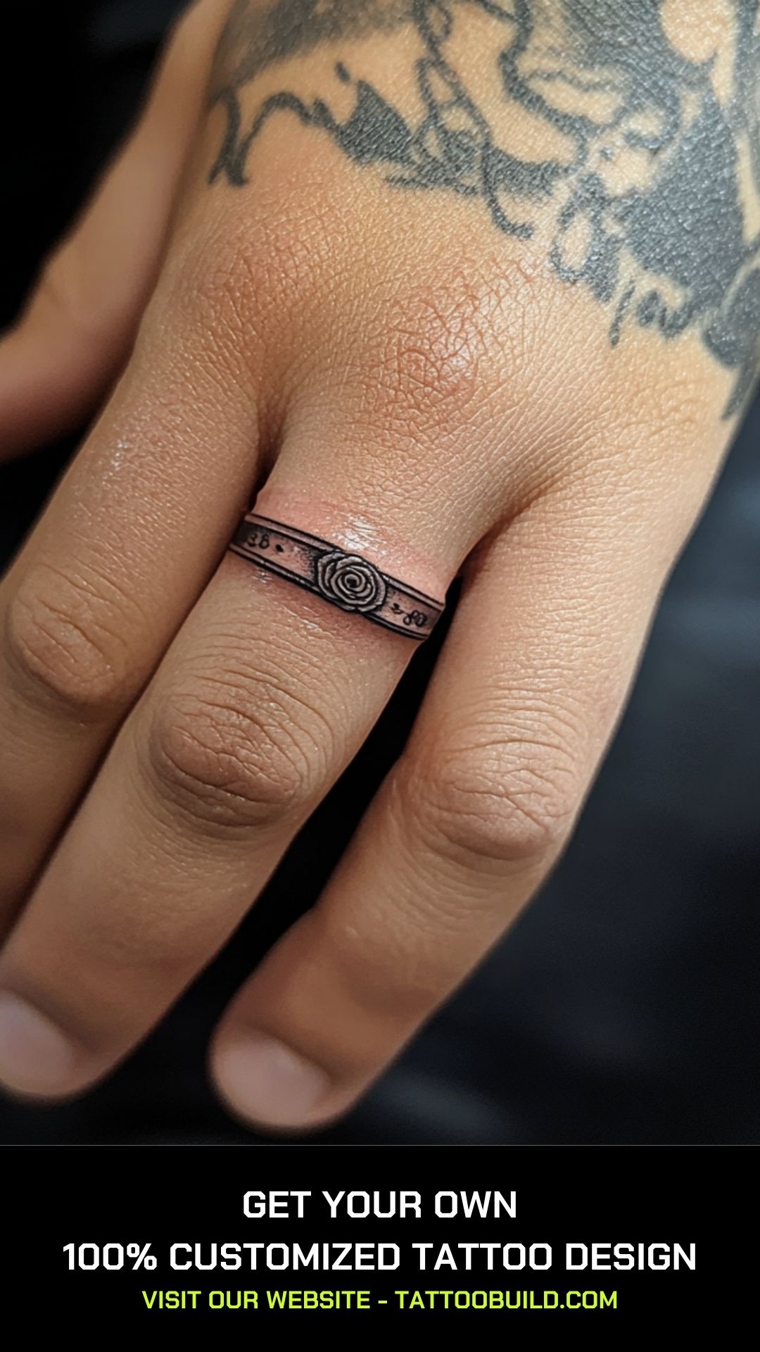 Wedding Ring Tattoo Ideas: 30  Design for Eternal Love Tattoo Build