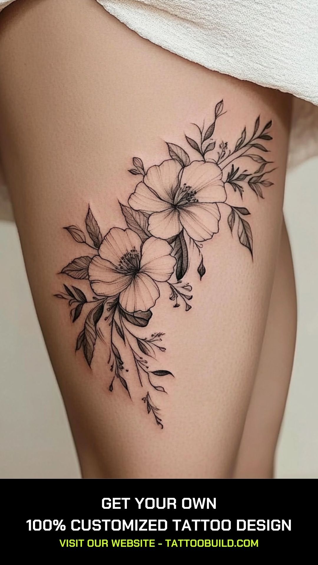 Classy Feminine Thigh Tattoo Ideas: 50+ Elegant Designs for Women ...