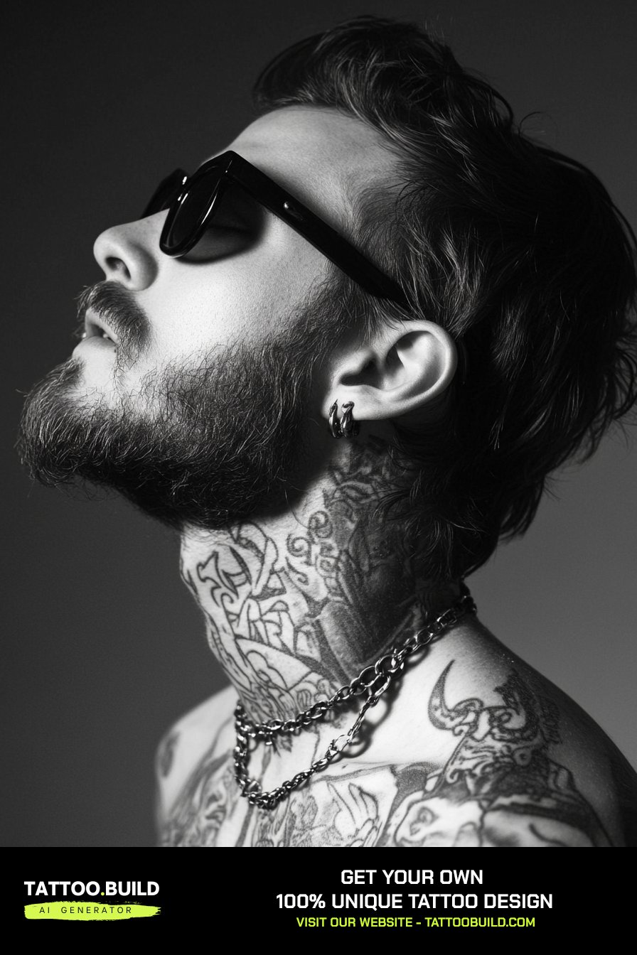 31+ Awesome Men Neck Tattoo Designs for Inspiration (Stunning!)