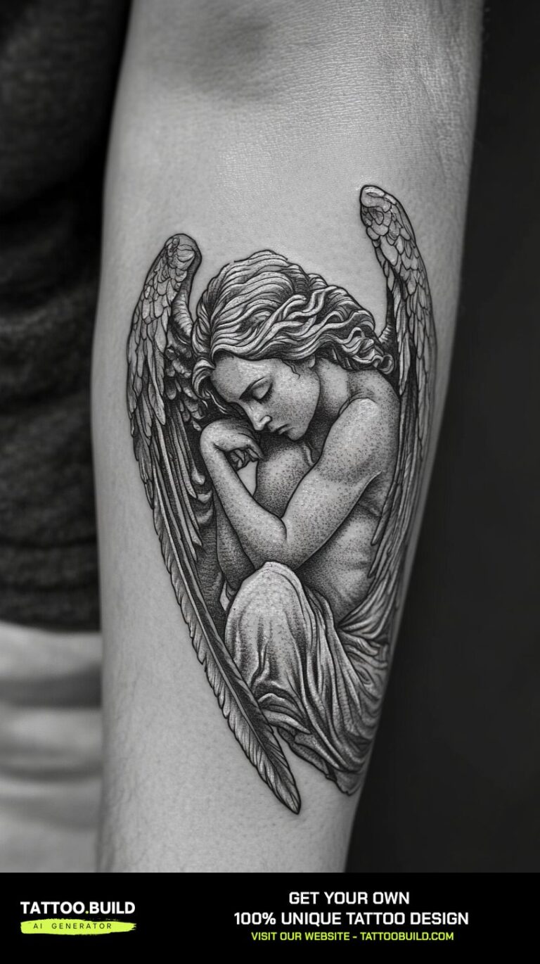 Awesome Angel Tattoos for Men for Inspiration - Tattoo Build