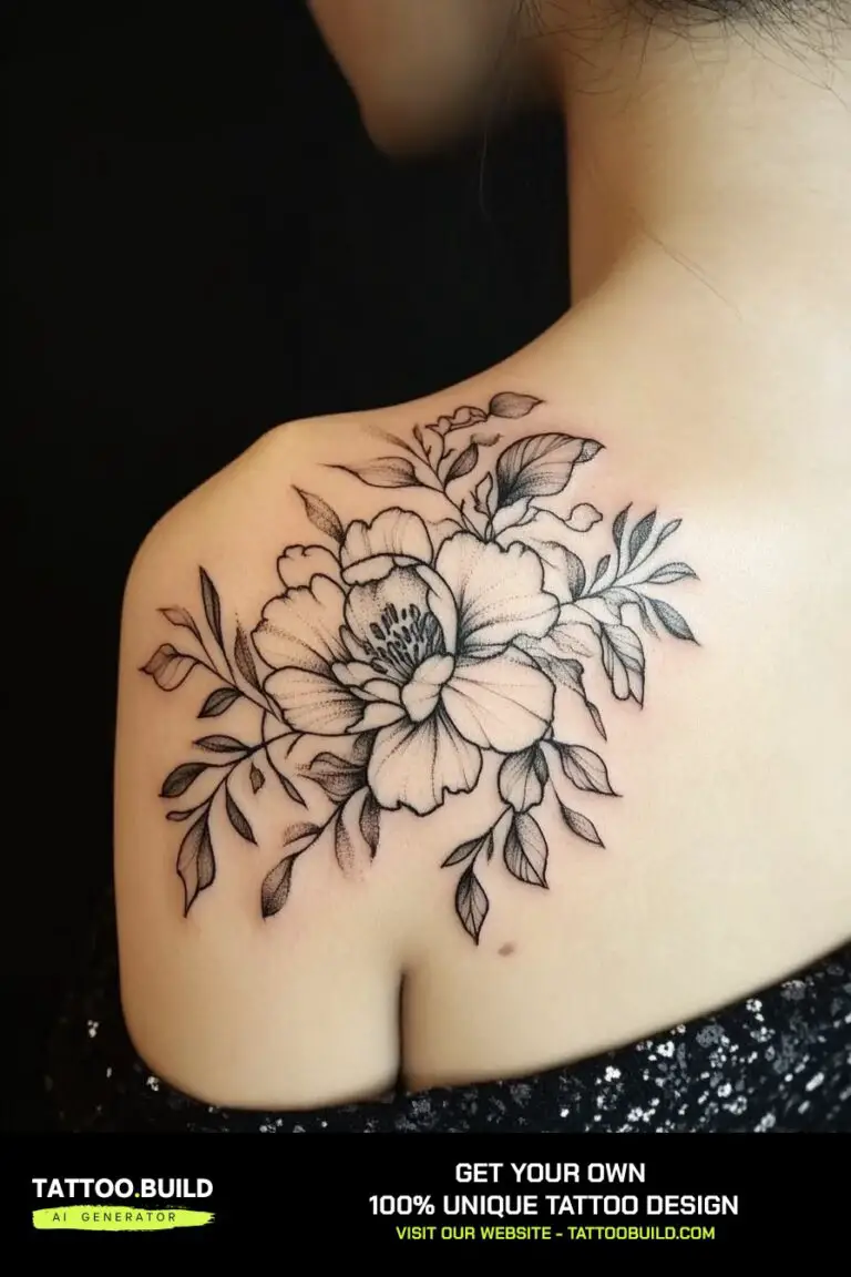 The Timeless Elegance of Floral Shoulder Tattoos for Women: 48 Stunning ...
