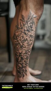 28 Cool Men’s Floral Tattoo Designs - Tattoo Build