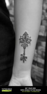 Pinterest Key Lock Key & Lock Tattoo Ideas (Stunning Design Inspiration)