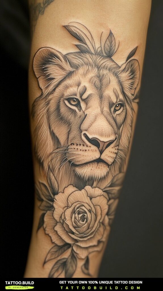 Black and grey realism sleeve tattoo for women with deep smooth shading