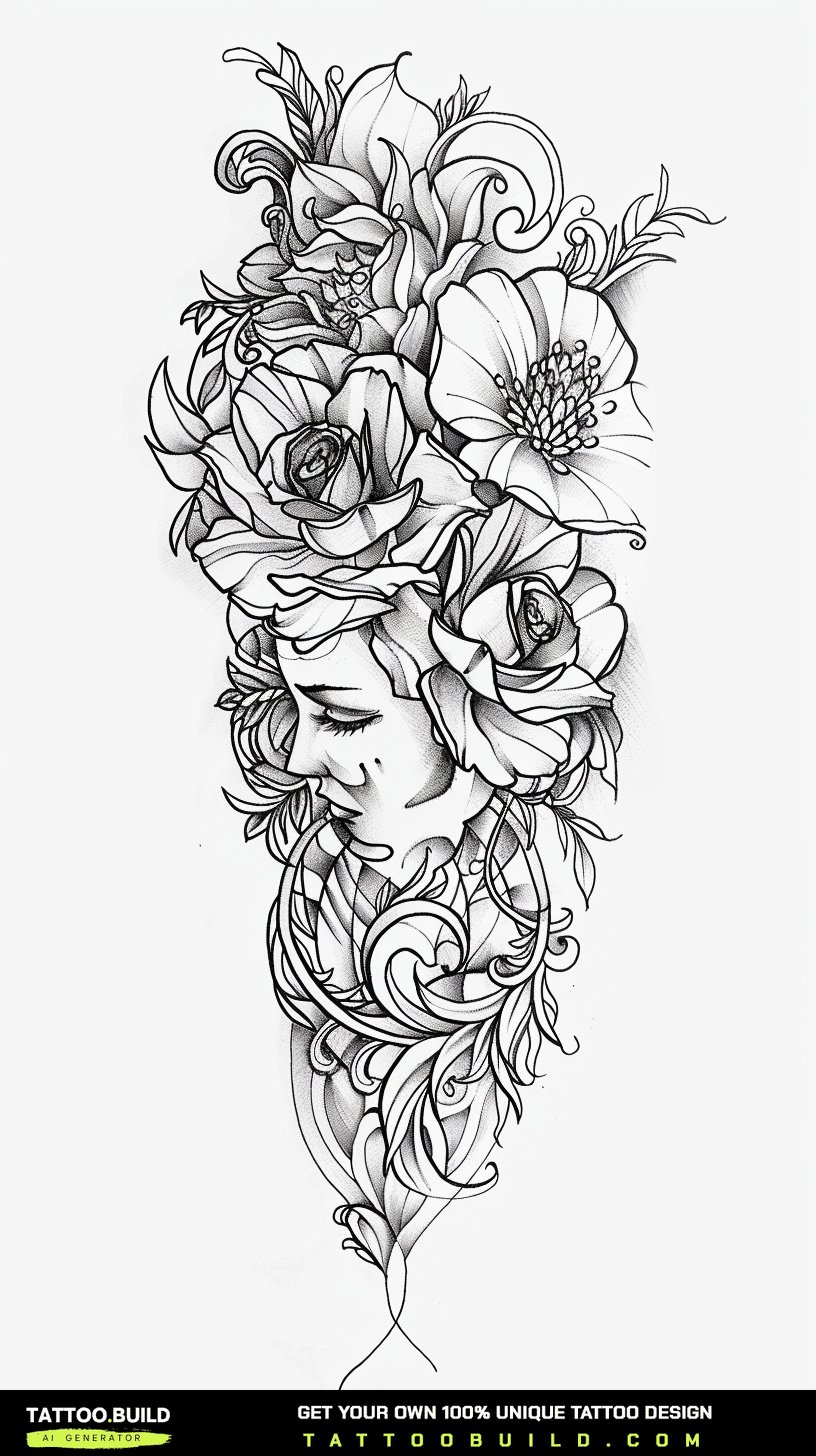 28 Ladies Full Sleeve Tattoo Designs Drawings Tattoo Build
