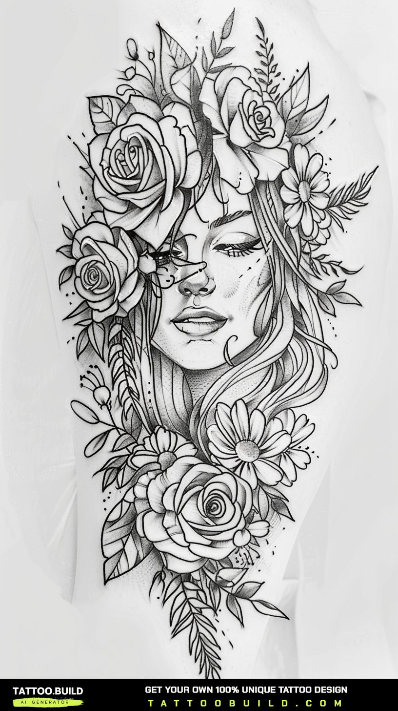28 Ladies Full Sleeve Tattoo Designs Drawings Tattoo Build