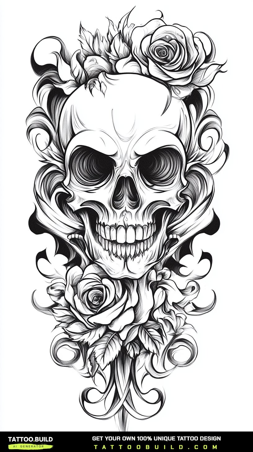 31 Skull Tattoo Drawings - Tattoo Build