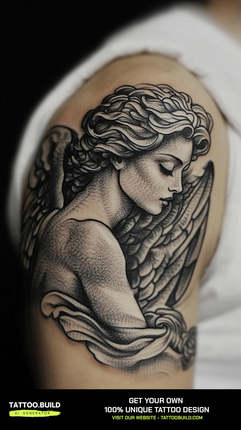 30+ Angel Tattoo Ideas for Men - Tattoo Build
