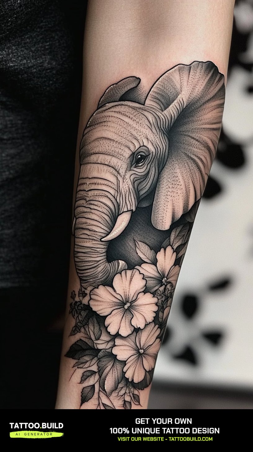 30+ Floral Half Sleeve Tattoo for Forearm - Tattoo Build