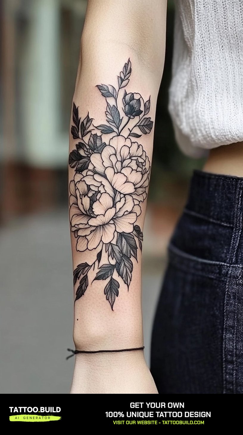 30+ Floral Half Sleeve Tattoo for Forearm - Tattoo Build