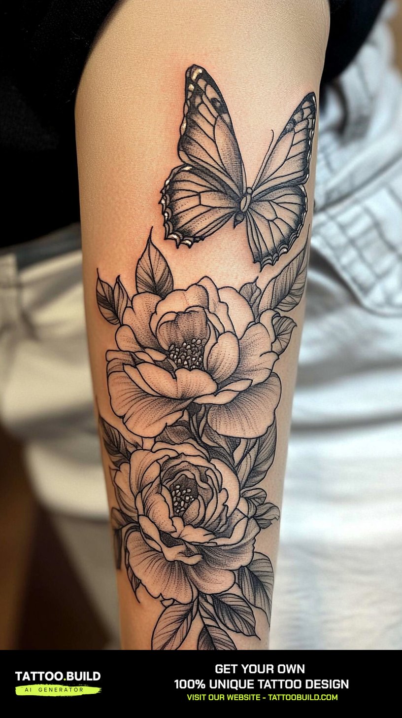 30+ Floral Half Sleeve Tattoo for Forearm - Tattoo Build