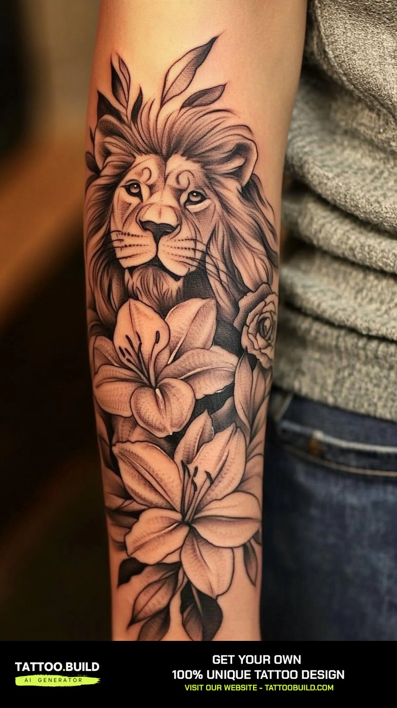 30+ Floral Half Sleeve Tattoo for Forearm - Tattoo Build