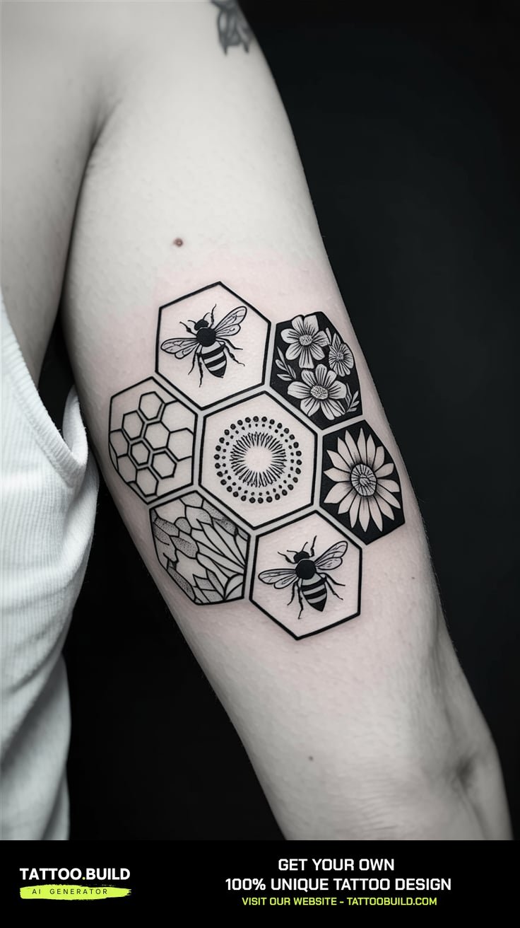 Bee Tattoo Design Ideas  (40+ Best Tattoos)