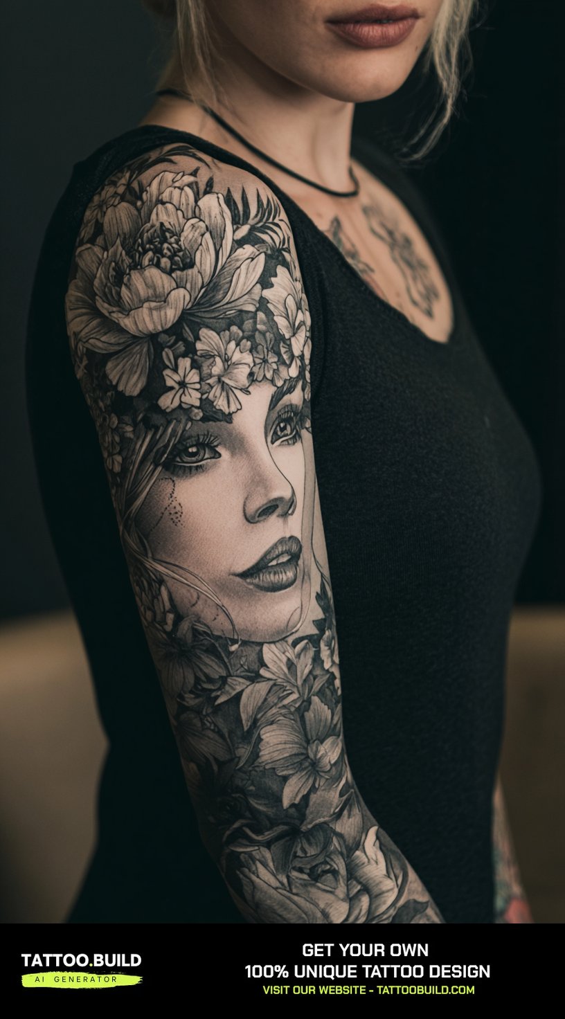Coolest Sleeve Tattoos for Women (Bold & Beautiful Ideas) - Tattoo Build