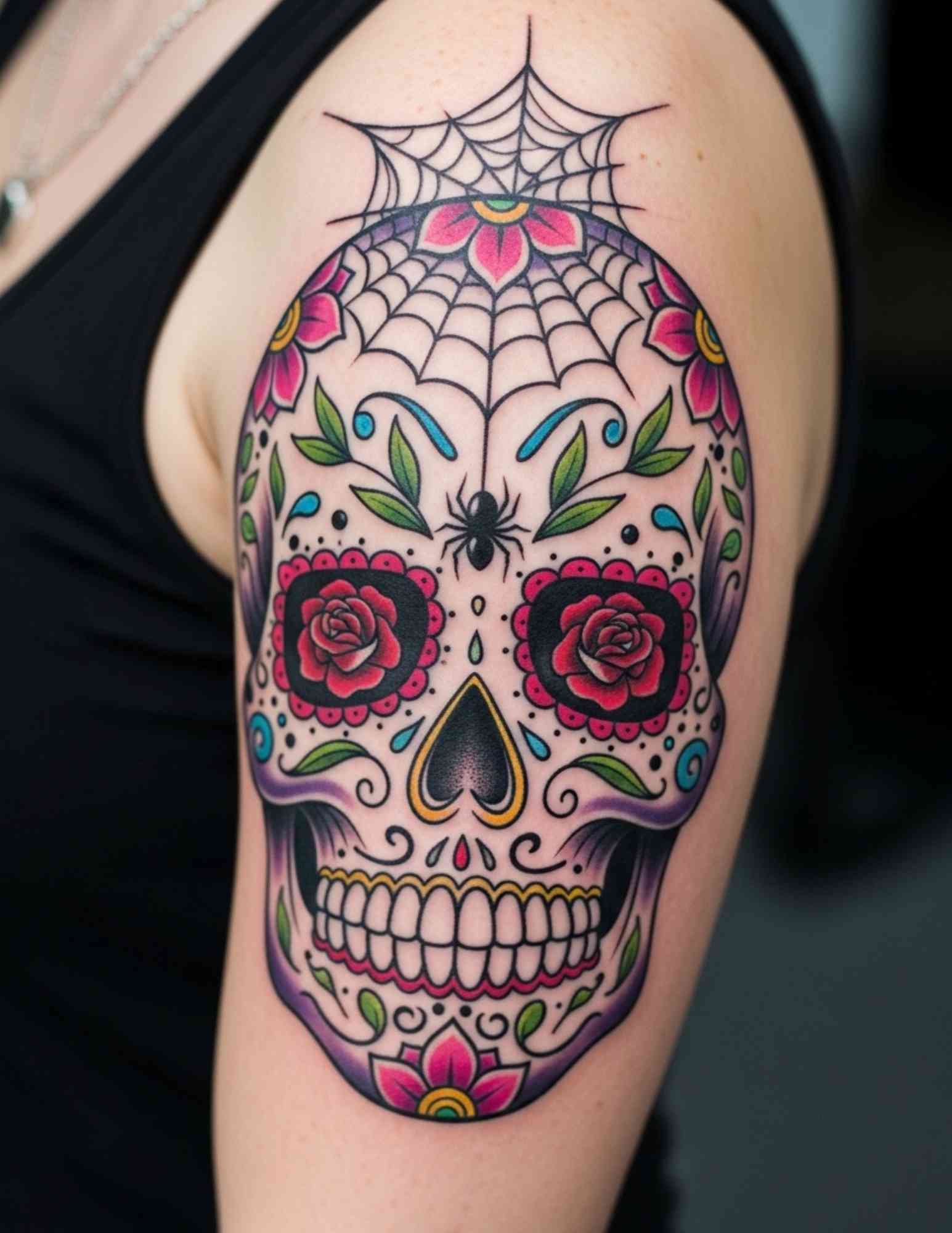 20 Sugar Skull Tattoo Ideas That Honor Tradition With Flair
